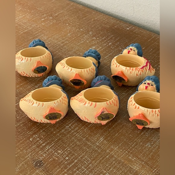 Vintage set of 6 Mothergoose napkin ring holders - Picture 4 of 4